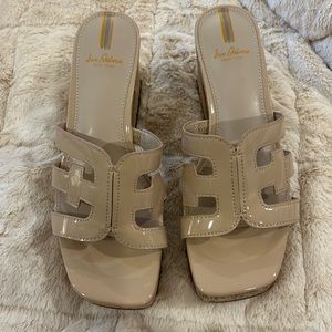 Sam Edelman Womens Dev Patent Espadrille Platform Sandals